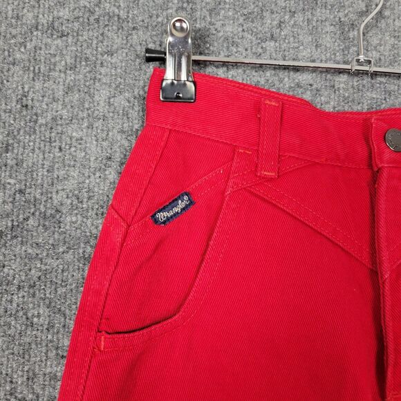 NWT WRANGLER WC132MR Red Bareback Classic Fit Tapered Leg Denim Jeans SIZE 0x36 - Picture 7 of 14
